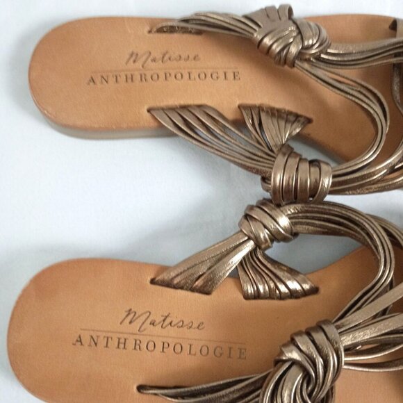 Anthropologie Matisse Mystic Sandals Size 7 NEW Flat Slide Sandals - Picture 10 of 10